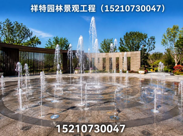 定州市音乐喷泉展示图